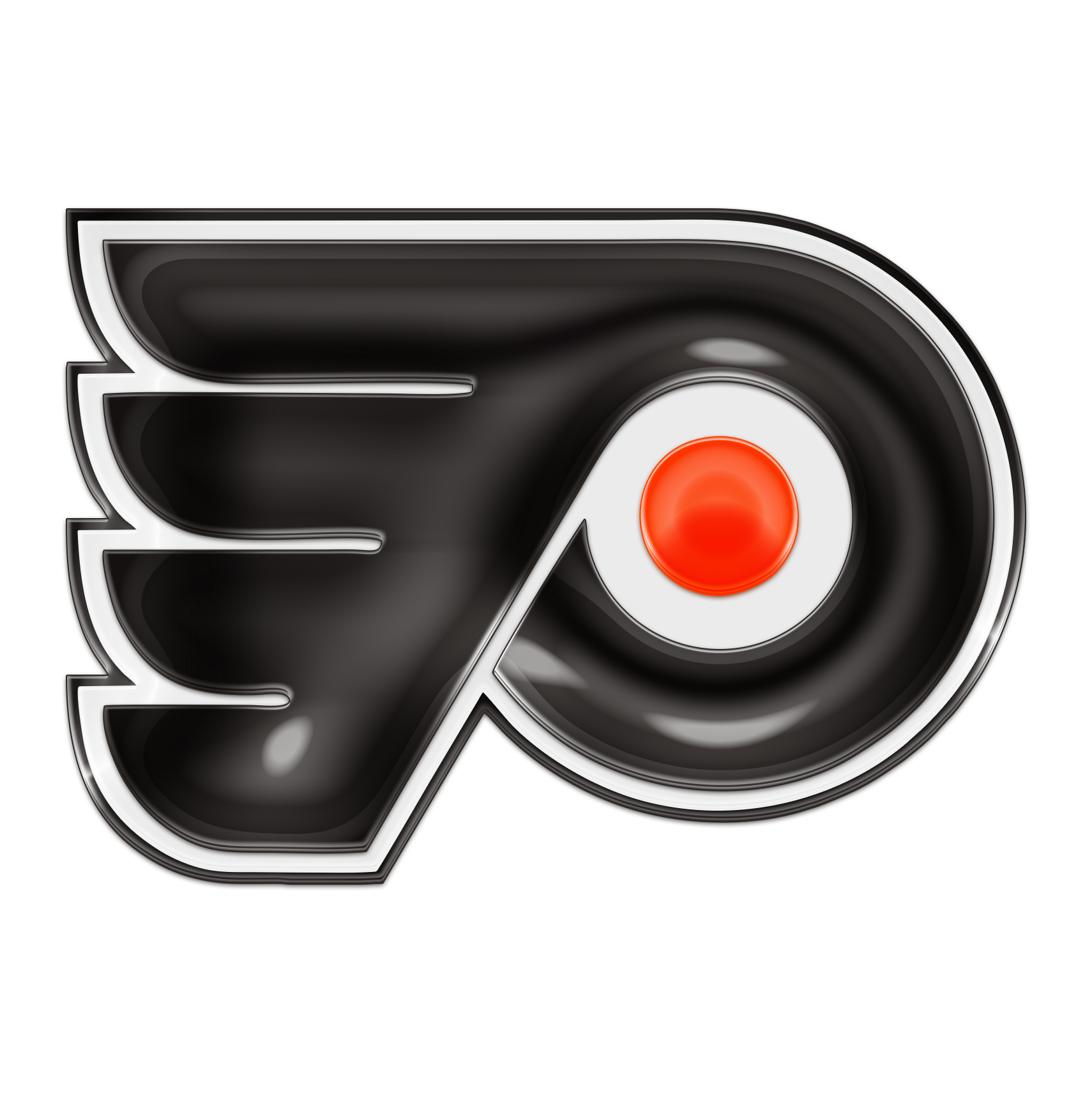 Philadelphia Flyers Crystal Logo iron on paper